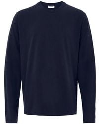 Jil Sander - Logo-Embroidered Long-Sleeved T-Shirt - Lyst