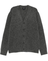 A.P.C. - Vest Met Knoopsluiting - Lyst