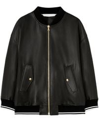 Palm Angels - College Leather Bomber - Lyst