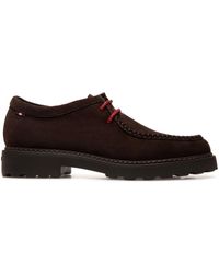 Bally brustel leather derby shoes best sale