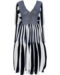 CFCL - Cascades Striped Tiered Dress - Lyst