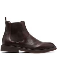 Brunello Cucinelli - Leather Ankle Boots - Lyst