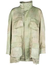 LES FILLES D'EVA - Tie-Dye Multi-Pocket Jacket - Lyst