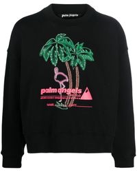 Palm Angels - Sweatshirt mit "Ski Club"-Print - Lyst