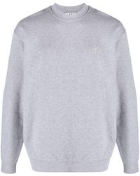 A.P.C. - X Jw Anderson Logo-embroidered Cotton Sweatshirt - Lyst