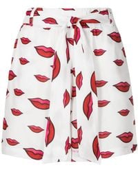 Amir Slama - Lip-Print Shorts - Lyst