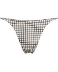 St. Agni - X Ziah Rio Check Print Bikini Bottoms - Lyst
