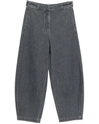 Cordera - Elasticated-Waistband Wide-Leg Jeans - Lyst