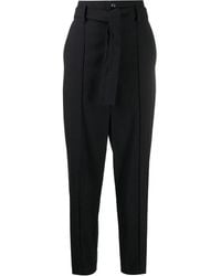 Isabel Marant - High-Waist Tapered Trousers - Lyst