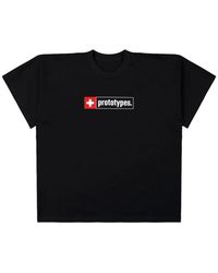 PROTOTYPES - Cross Logo Printed T-Shirt - Lyst