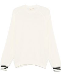 Mordecai - Crew-Neck Waffle-Knit Sweater - Lyst