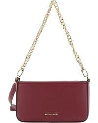 MICHAEL Michael Kors - Chain-Strap Leather Shoulder Bag - Lyst