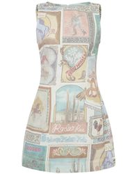 ALÉMAIS - Mini Andie Graphic-Print Dress - Lyst
