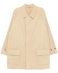 CROQUIS - Collared Single-Breasted Coat - Lyst