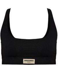 DSquared² - Logo Bralette - Lyst