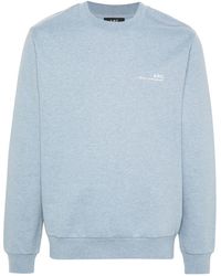 A.P.C. - Sweat À Logo Imprimé - Lyst