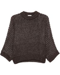 Peserico - Maglione Con Effetto Metallizzato - Lyst