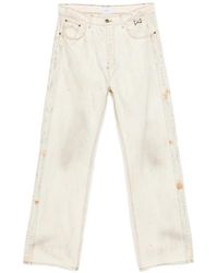Rhude - Distressed Straight Jeans - Lyst
