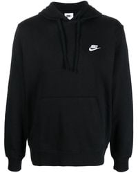 Nike - Logo-detail Cotton Hoodie - Lyst