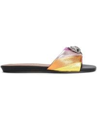Kurt Geiger - Kensington Flat Quilted Sandals - Lyst