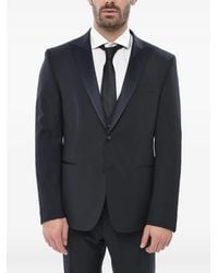 Corneliani - Satin-Lapel Three-Piece Suit - Lyst