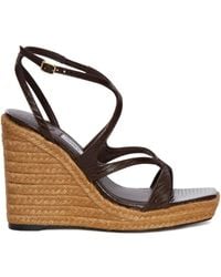Jimmy Choo - Sandali Ayla Con Zeppa 110Mm - Lyst