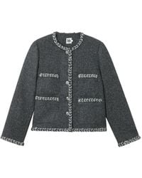 B+ AB - Braided-Trim Jacket - Lyst