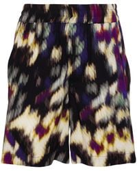 Isabel Marant - Vataya Printed Woven Shorts - Lyst