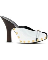 Versace - Sassi Patent Clogs - Lyst