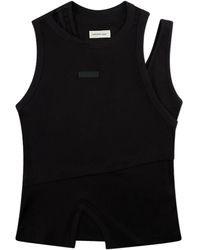 Feng Chen Wang - 2 IN 1 "Black" vest - Lyst