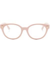 Versace - Ovale Brille Mit Medusa-Verzierung - Lyst