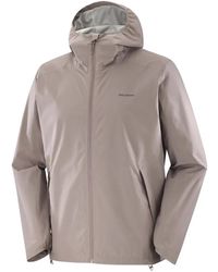 Salomon - Outscape 2L Logo-Print Hooded Jacket - Lyst