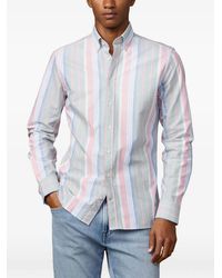 Hackett - Striped Oxford Shirt - Lyst