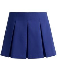 Alice + Olivia - Emilie Pleated Mini Skirt - Lyst
