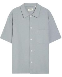FRAME - Textured Short-Sleeve Shirt - Lyst