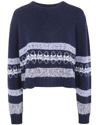Nuur - Intarsia-Knit Wool Sweater - Lyst