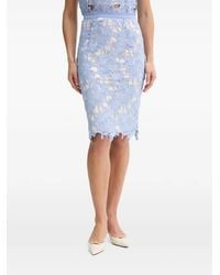Fracomina - Guipure-Lace Scalloped-Edge Midi Skirt - Lyst