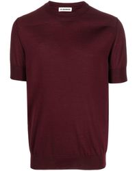 Jil Sander - Short-sleeve Wool T-shirt - Lyst