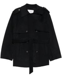 IVY & OAK - Belted Double-Breasted Jacket - Lyst