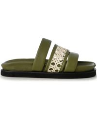 MISCI - Carriola Leather Sandals - Lyst