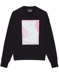 MSGM - グラフィック スウェットシャツ - Lyst
