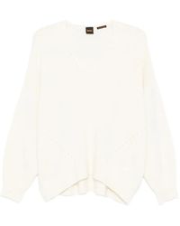 BOSS - V-Neck Sweater - Lyst