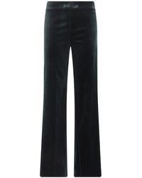 Antonelli - Velvet-Effect Cotton Trousers - Lyst