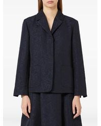 Max Mara - Long-Sleeve Blazer - Lyst