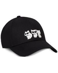 KARL LAGERFELD - Ikon Choupette Baseball Cap - Lyst