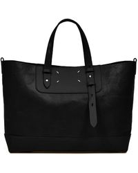 Maison Margiela - Horizontal Leather Tote Bag - Lyst