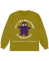 Travis Scott - X Cactus Plant Flea Market X Mcdonald's Grimace Long-Sleeve T-Shirt - Lyst