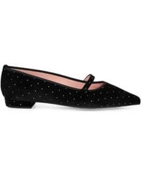 Pretty Ballerinas - Clementine Crystal-Embellished Ballet Flats - Lyst
