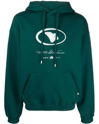 Adererror - Logo-Print Cotton Hoodie - Lyst