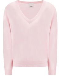 Allude - V-Neck Sweater - Lyst